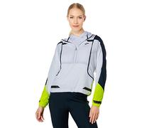 BROOKS 221560134 Run Visible Convertible Jacket Jacket Women's White/Asphalt/Nightlife Size 25