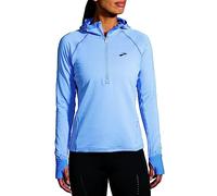 BROOKS 221568497 Notch Thermal Hoodie 2.0 Sweatshirt Women's Heather Blue Lavender Size 35