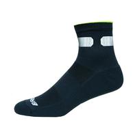 BROOKS 280431025 Carbonite Sock Socks Unisex Adult Asphalt/Nightlife/White Size 35