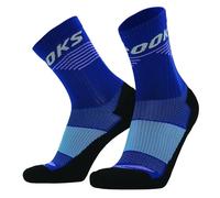 BROOKS 280491435 High Point Crew Socks Unisex Adult Aegean/Bright Purple Size 25
