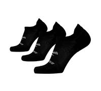 BROOKS 280493001 Run-In No Show 3-Pack Socks Unisex Adult Black Size 40