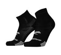 BROOKS 280497001 Ghost Lite Quarter 2-Pack Socks Unisex Adult Black Size 25