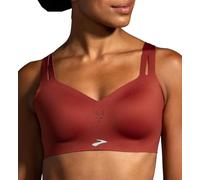 BROOKS 350087650 Dare Strappy Run Bra Sports Bra Women's Copper/Ice Blue Size 036AB