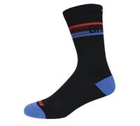 BROOKS 742372090 Tempo Knit In Crew Socks Unisex Adult Htr Black Size 27