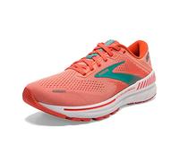 Brooks Women's Adrenaline Gts 22 Sneaker, Coral Latigo Bay White, 6.5 UK Narrow