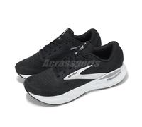 Brooks Men’s Adrenaline GTS 24 Supportive Running Shoe, Black/White, 10 Wide