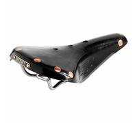 Brooks B17 Special Titanium Saddle - Black + Copper Rivets & Titanium Rails