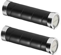 Brooks Slender Leather Grips (130 + 130 mm) - Black-New22 Unisex Adult Handlebars, Bronze, Standard