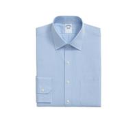 Brooks Brothers chest-pocket striped-pattern shirt - Blue 14 1/2-15-15 1/2-16-16 1/2-17-17 1/2-18