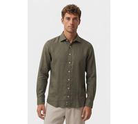 Brooks Brothers Classic Collar Shirt Linen Brown size S | Formal Shirts Outlet | Men | White S