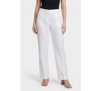 Brooks Brothers Front Trousers Linen White size M | Formal Pants Outlet | Women | White M