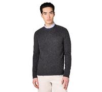 Brooks Brothers Men's Brushed Wool Crew Neck Sweater, Charcoal, XL