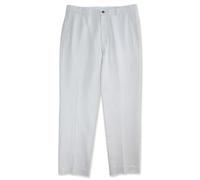 Brooks Brothers Men's Clark Fit Baird McNutt Linen and Cotton Fit Chino Pants, 103192 Light Grey, 34W x 30L