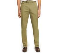 Brooks Brothers Men's Cotton Poplin Slim Fit Stretch Chino Pants Casual, Olive, 40W x 32L