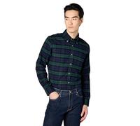 Brooks Brothers Men's Long Sleeve Flannel Shirt Button Down Shirt (Pack of 1)