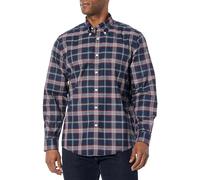 Brooks Brothers Men's Non-Iron Stretch Twill Long Sleeve Tartan Sport Shirt Button Down Shirt