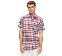 Brooks Brothers Men's Short Sleeve Button Down Sport Shirt, White/White, XXL