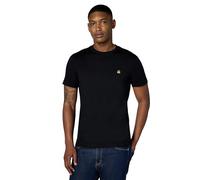 Brooks Brothers Men's Short Sleeve Cotton Crewneck Logo T-Shirt, Black, Medium