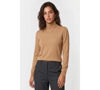 Merino Wool Turtleneck - female - Brooks Brothers - Turtlenecks - Brown - S - Knitwear S
