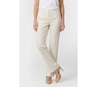 Brooks Brothers Pinstripe Linen Blend Trousers White size M | Formal Pants Outlet | Women | White M