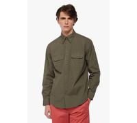 Regent Regular Fit Canvas Safari Sport Shirt - male - Brooks Brothers - Casual Shirts - Green - M - Shirts M