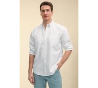 Brooks Brothers Men's Friday Oxford Shirt, Solidwhite, Medium