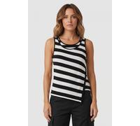 Brooks Brothers Slim Fit Striped Cotton Jersey Tank Top With Logo Embroidery size S | Tank Tops Outlet | Women | White S