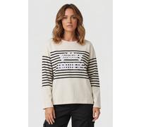 Brooks Brothers Striped Cotton Sweatshirt White size L | Longsleeves Outlet | Women | White L