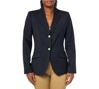 Brooks Brothers Women's Classic Fit Stretch Wool Two Button Blazer, Navy, 12