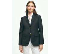 Brooks Brothers Wool Blazer With Gold Shank Buttons Navy size 2 | Blazers Outlet | Women | White 2