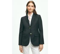 Brooks Brothers Wool Blazer With Gold Shank Buttons Navy size 6 | Blazers Outlet | Women | White 6