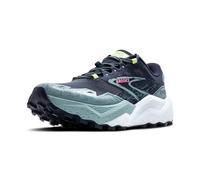 Brooks Women's Caldera 7 Sneaker, Peacoat Citadel Sunny Lime, 3 UK