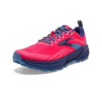 Brooks Cascadia 16 Women's Trail Running Shoes, Pink/Flambe/Cobalt - 8.5 UK