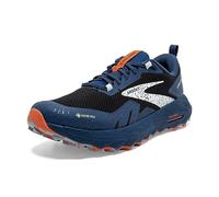 Brooks Cascadia 17 GTX Men's Trail Running Shoes, Black/Blue/Firecracker - 8.5 UK