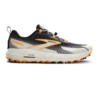 BROOKS Cascadia 18 - Men - Black / White / Orange - size 6.5- model 2025 6.5