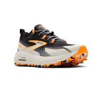 BROOKS Cascadia 18 - Men - Black / White / Orange - size 8.5- model 2025 8.5