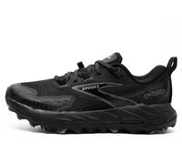 Brooks Women's Cascadia 18 Sneaker, Black Blackened Pearl Grey, 8 UK