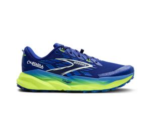 Brooks Cascadia 19 Mens | Surf the Web/nightlife/white - Blue / Standard / 10