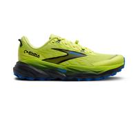 Brooks Cascadia 19 Men's Trail Running Shoes | UK 9.5 in Sunny Lime/Black/Blue