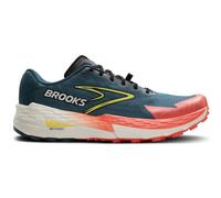 BROOKS Men's Catamount 4 Sneaker, Legion Blue/Celestial/Flame, 7.5 UK