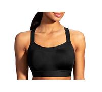 Brooks Dare Racerback Women's Run Bra for High Impact Running, Workouts and Sports with Maximum Support - Black - 32DD