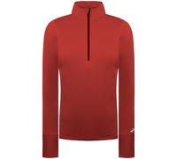 Brooks Dash 1/2 Zip Long Sleeve Womens Brown Running Top 221433_681