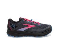 Brooks Women's Divide 3 Walking Shoe, Ebony/Black/Diva Pink, 6.5 UK