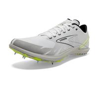 Brooks Draft XC Cross Country Running Spikes - White - UK 7
