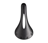 Brooks England Bike Saddle C13 Carved Cambium All-Weather, Carbon Rails, 158 mm, Black, Men,Women