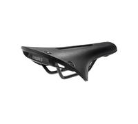 Brooks England Men's Bicycle Saddle C19 Carved Cambium All-Weather Black, Large
