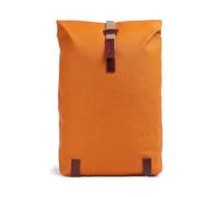 Brooks England Pickwick Cotton Canvas Large Rolltop backpack, 26L, unisex, orange