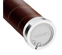 Brooks England Slender Leather Grips 100/100 mm Brown