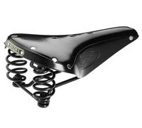 Brooks Flyer Sprung Saddle - Steel Rail - Black - 175 mm Wide