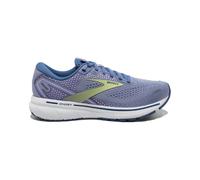 Brooks Women's Ghost 14 Running Shoe, Purple Impression Dutch Lime, 6.5 UK Narrow